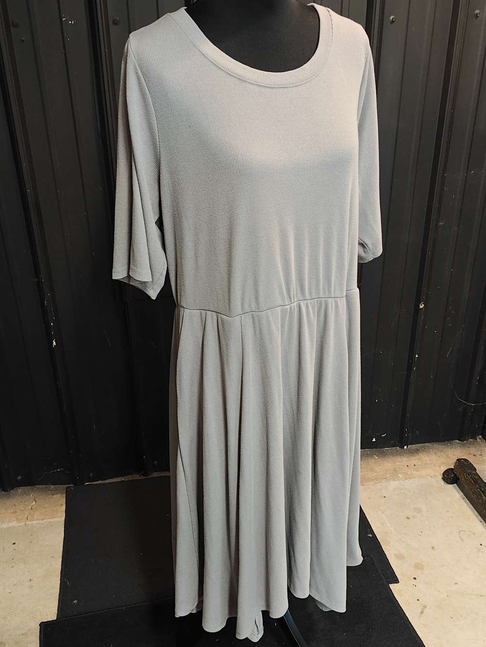 torrid Light Gray Midi Swing Dress